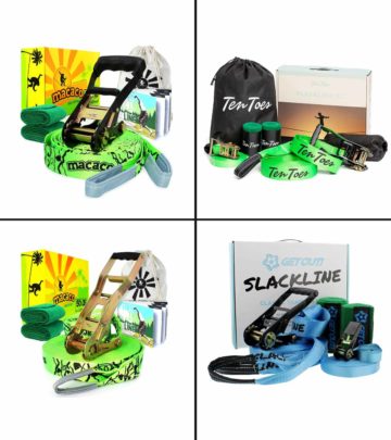 If you want to try slacklining, these slackline kits have everything you will need.