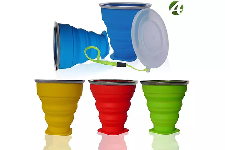 AVALEISURE Collapsible Silicone Camping Cup