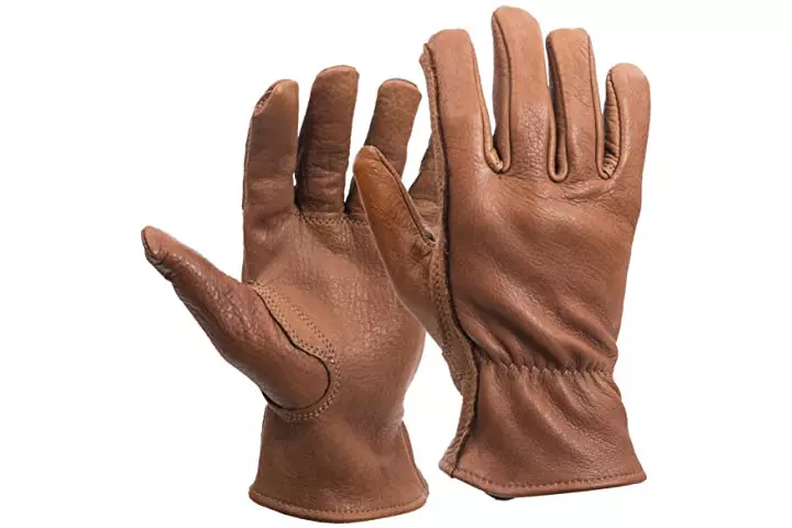 American Made Buffalo Leather Work Gloves