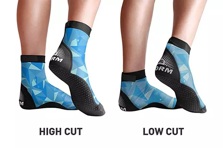 BPS Second Skin Lycra Fin Socks