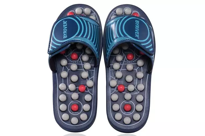 BYRIVER Acupressure Foot Massage Slippers