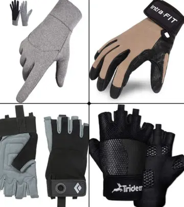 Keep your hands safe during adventure sports with a pair of climbing gloves. 