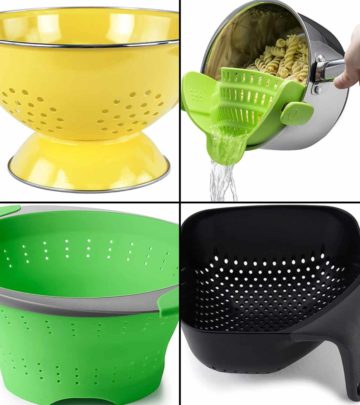 Drain pasta, wash veggies, and rinse beans conveniently when you have a colander.