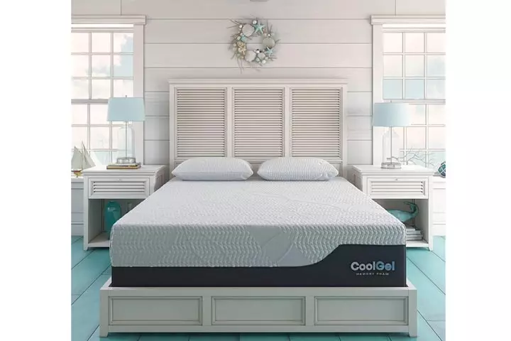 Classic Brands Cool 2.0 Ultimate Gel Memory Foam 14-Inch Bonus Pillow Mattress