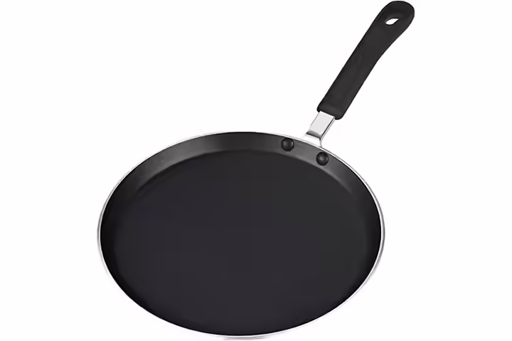 Cook N Home 10.25-Inch Nonstick Heavy Gauge Crepe Pancake Pan Griddle