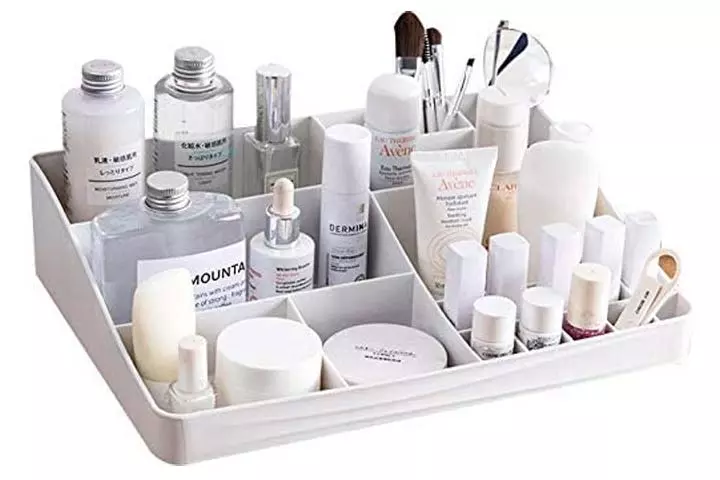 Cq Acrylic Vanity Desktop Makeup Organizer