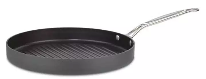 Cuisinart Classic Nonstick Hard-Anodized 12-Inch Round Grill Pan