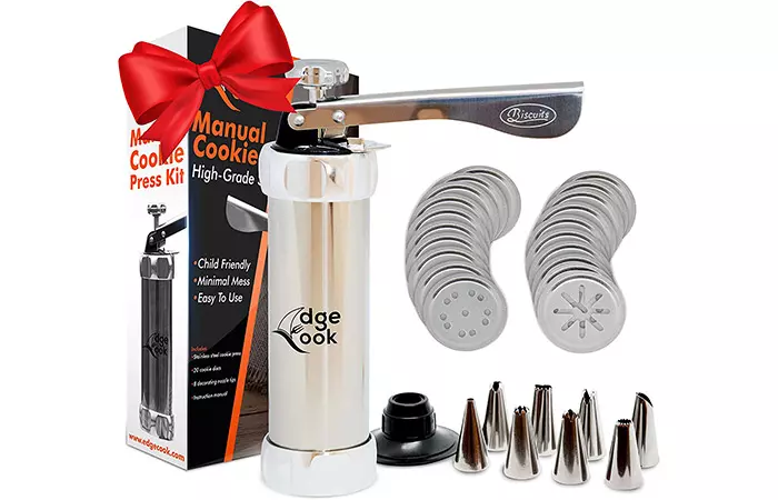 Edge Cook Spritz-Cookie-Press-Gun-Kit