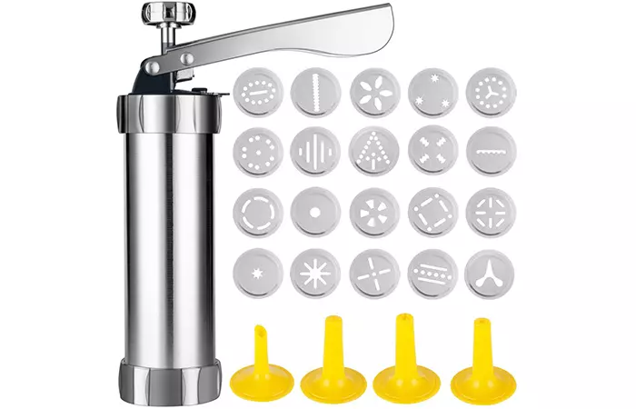 Emily Cookie Press Stainless Steel Biscuit