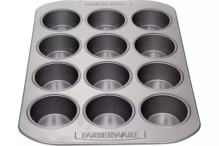 Farberware 52106 Nonstick Bakeware 12-Cup Muffin Tin