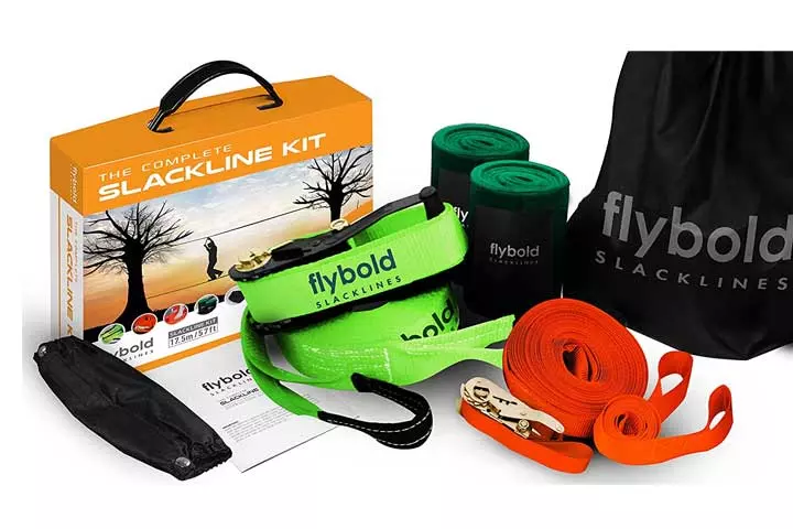 Flybold Slackline Kit with Training Line