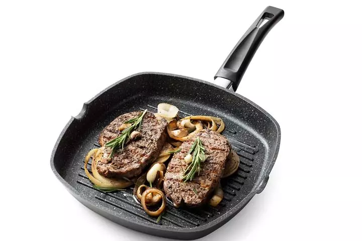 GOURMEX Tough Pan Induction Grill Pan