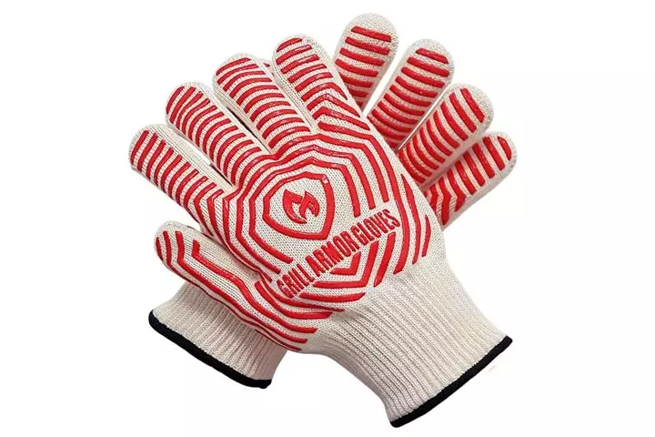 Heat Resistant Oven Gloves by Grill Armor Gloves