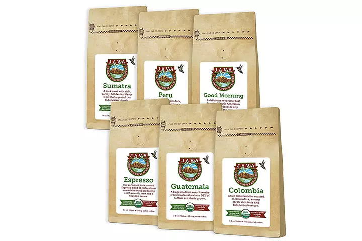 Java Planet - Coffee Beans, Organic Coffee Sampler Pack