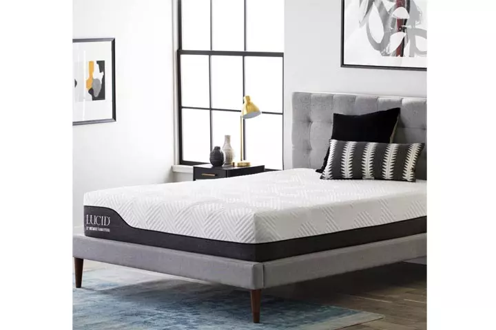 LUCID 12 Inch Twin XL Hybrid Mattress