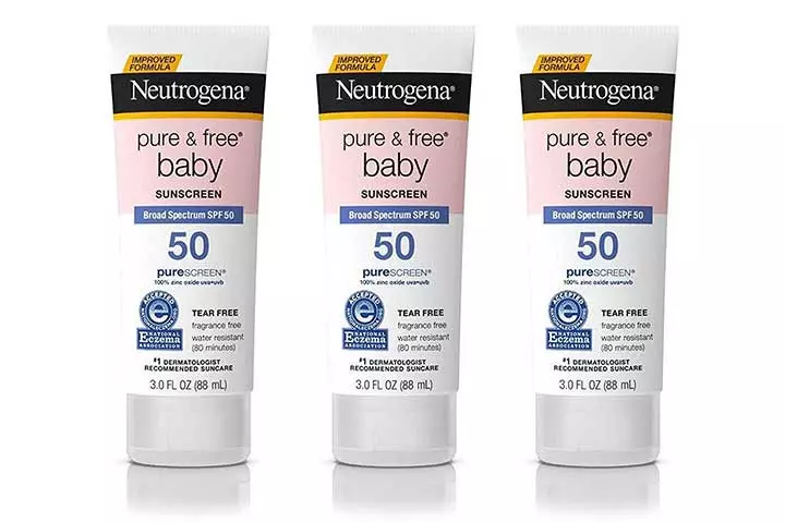 Nutrigina Pure and Free Baby Mineral Sunscreen Lotion