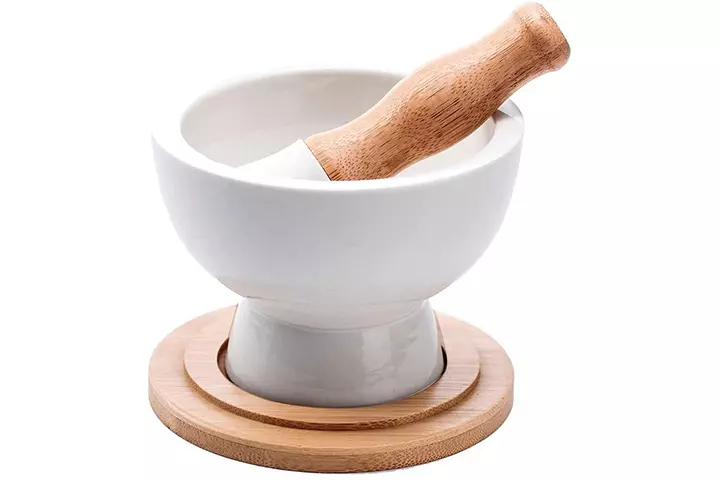 One Goods-1 Porcelain Mortar and Pestle