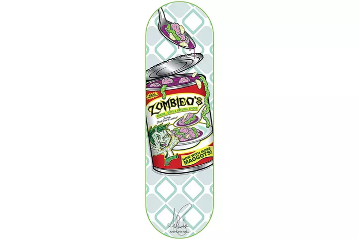 RudeBoyz 28 Inch Wooden Graphic Printed Display Skateboard Deck