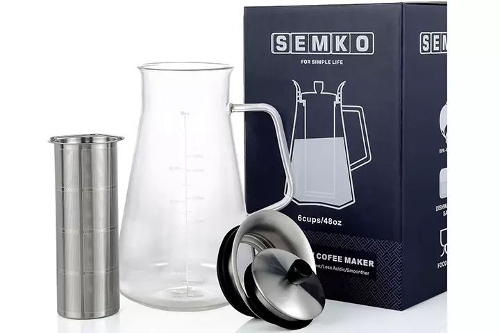 Semko Airtight Cold Brew Coffee and Iced Tea Maker