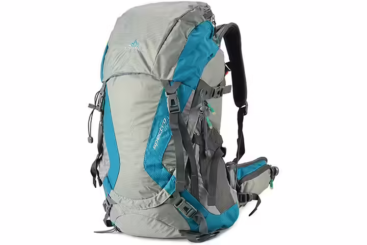 Tofine External Frame Backpack with Rain Cover