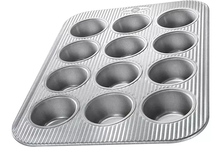 USA Pan (1200MF) Bakeware Cupcake and Muffin Pan