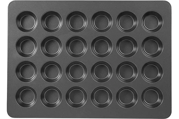 Wilton Perfect Results Premium Non-Stick Mega Standard-Size Muffin and Cupcake Baking Pan, Standard 24-Cup