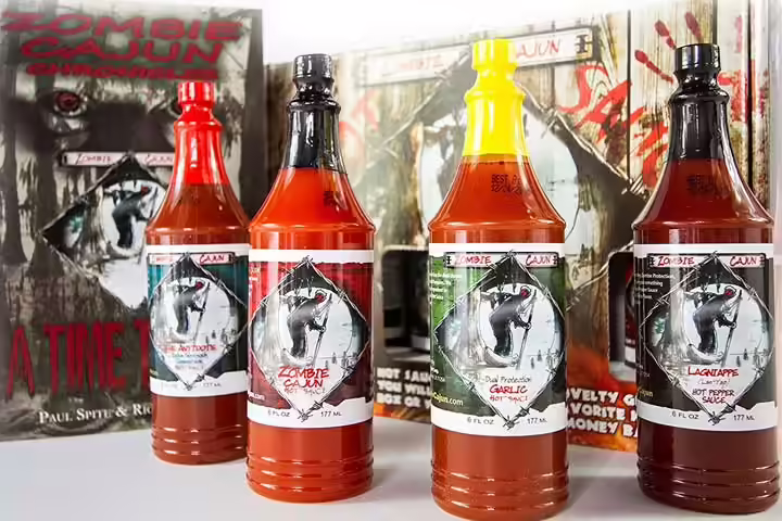 Zombie Cajun Hot Sauce Gift Set