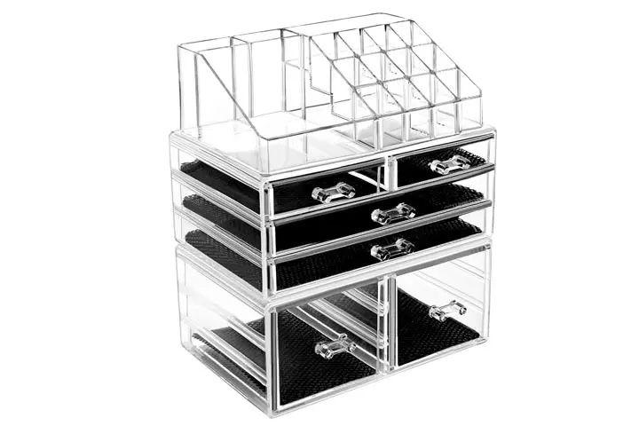 hblife Acrylic Makeup Organizer