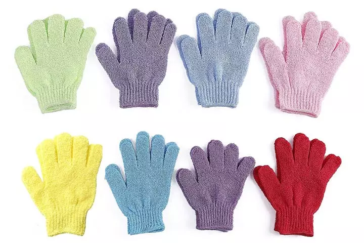 ATB Exfoliating Shower Gloves