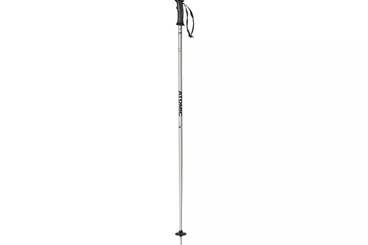 Atomic AMT Ski Poles - SilverBlack