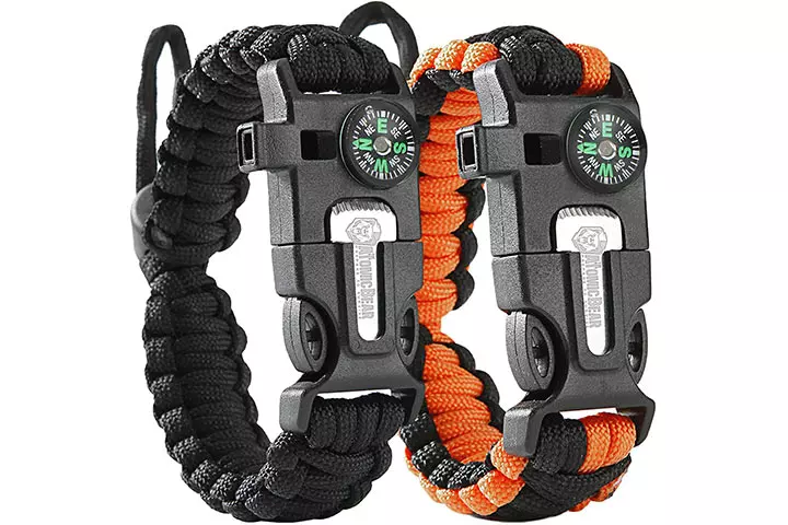 Atomic Bear Paracord Bracelet (2 Pack)