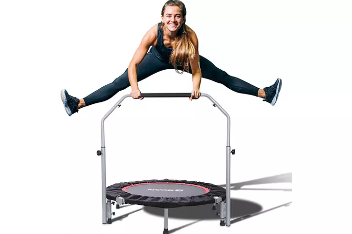 BCAN Foldable Mini Trampoline - Black