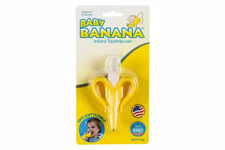 Baby Banana - Yellow Banana Toothbrush