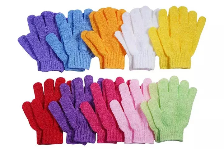 CVNDKN Exfoliating Bath Gloves