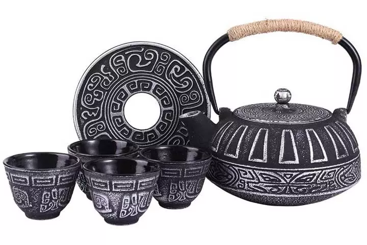 Coogou Cast Iron Teapot Set