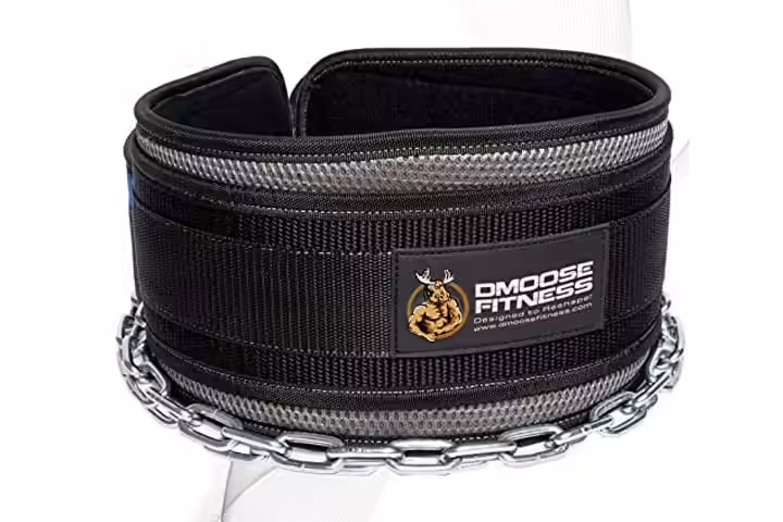 DMoose Fitness Dip Belt With Chain