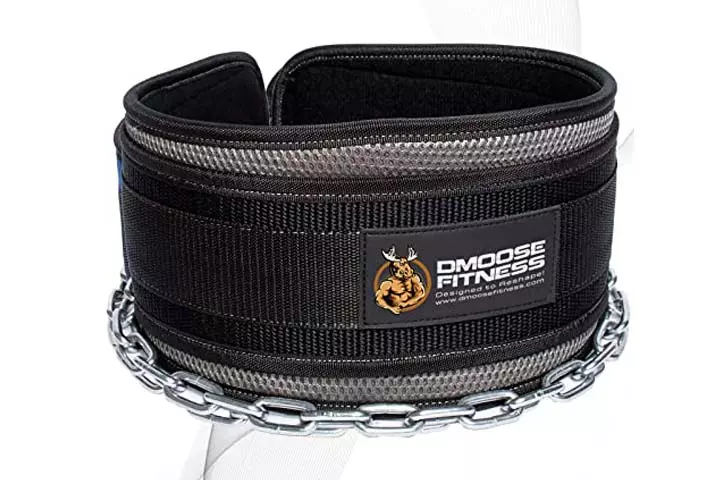 DMoose Fitness Dip Belt With Chain