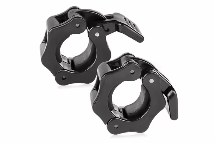 Dreampark Barbell Clamp, 1-Inch ABS Barbells Locking Collars Clamps
