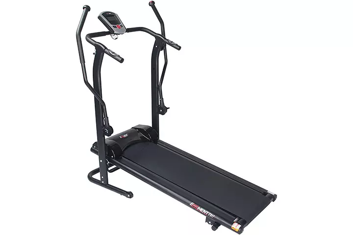 Efitment Adjustable Incline Magnetic Manual Treadmill