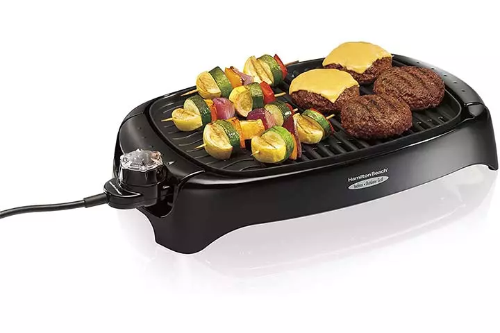 Hamilton Beach 8-Serving Electric Indoor & Outdoor Smokeless Grill