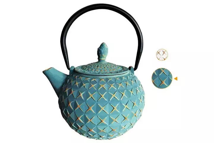 Iaxsee Cast Iron Teapot