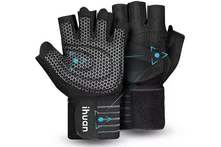 Ihuan Updated 2020 Ventilated Workout Gloves