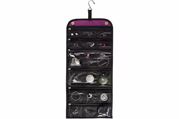 Jaimie Hanging Travel Jewelry Organizer