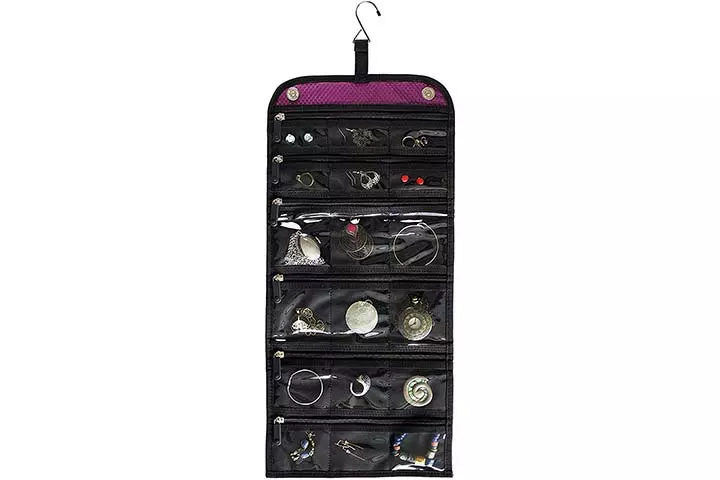 Jaimie Hanging Travel Jewelry Organizer