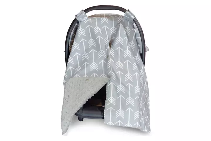 Large Infant Car Seat Canopy by Kids N' Such