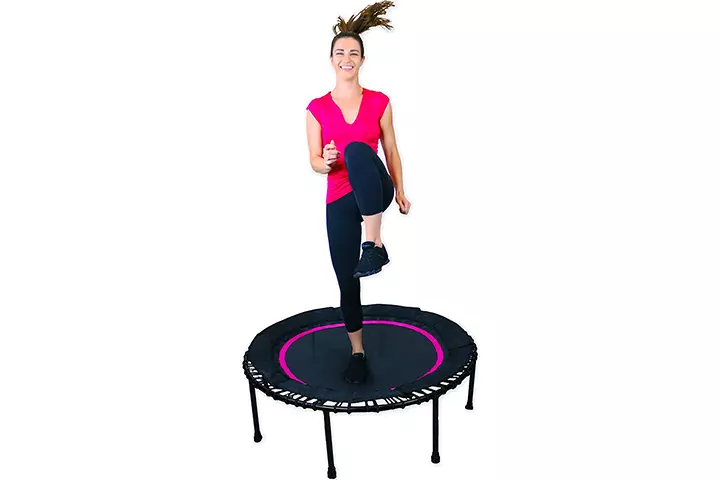 Leaps and Rebounds Fitness Trampoline - Pink