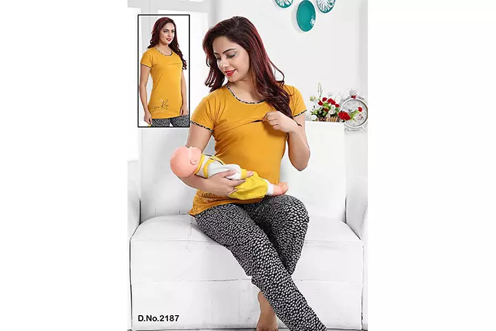 Mahi Fashion Feeding Nursing Maternity Top