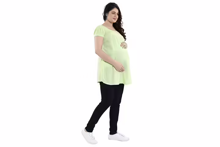  Mammaz Maternity® Solid Rayon Maternity Nursing Top