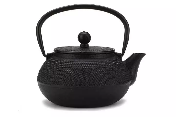 Mind Reader Japanese Tetsubin Kettle Cast Iron Teapot