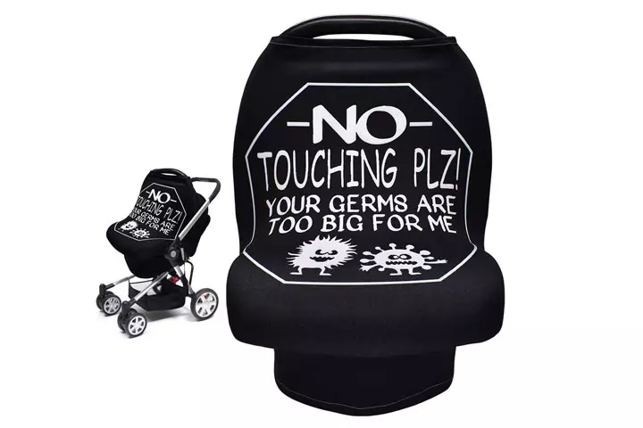 No Touch Sign Baby Car Seat Covers by Metplus